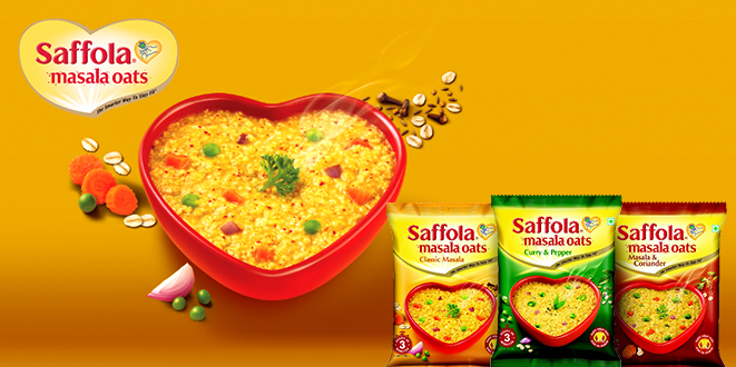 Marico's brand saffola masala oats hold dominating position in indian breakfast industry segment